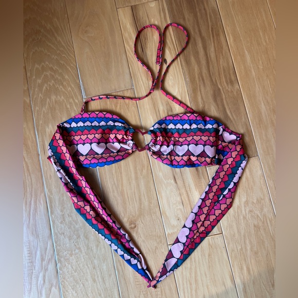 FARM Heart Patterned Bikini Top - Picture 4 of 7